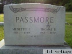 Menettie F Passmore