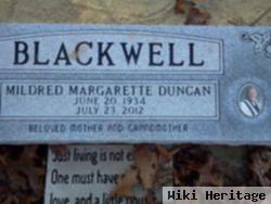 Mildred Margarette Blackwell Duncan