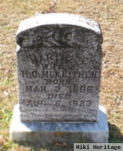 Martha Elizabeth Strickland Mckeithen