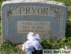 Josephine "josie" Lloyd Pryor