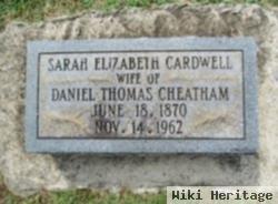 Sarah Elizabeth Cardwell Cheatham