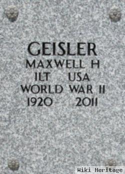 Maxwell H Geisler