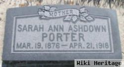 Sarah Ann Ashdown Porter