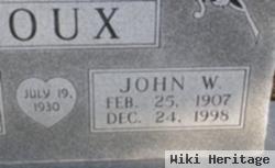 John William "johnie" Houx