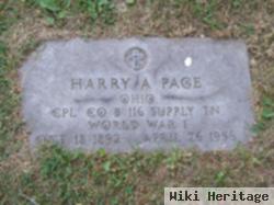 Harry Albert Page