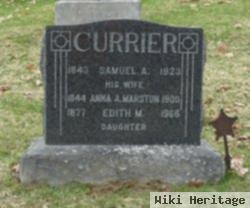 Anna A. Marston Currier