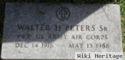 Walter H Peters, Sr