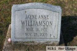 Jayne Anne Shriner Williamson