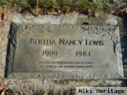 Bertha Nancy Lewis