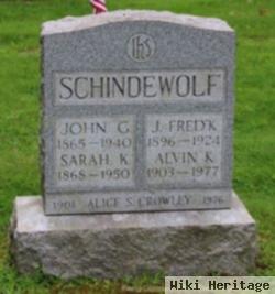 Alice Schindewolf Crowley