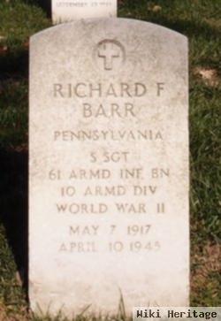 Ssgt Richard F Barr