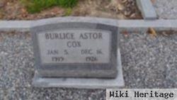 Burlice Astor Cox