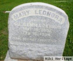 Mary Leonora Cannon