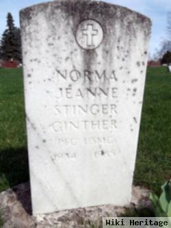 Pfc Norma Jeanne Stinger Ginther