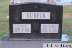 June E Bubeck