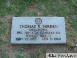 Thomas R Burden