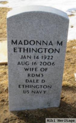 Madonna M Ethington