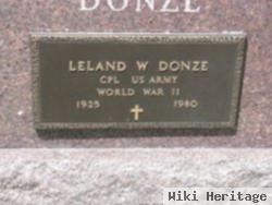 Leland W Donze