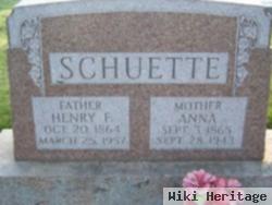 Henry F Schuette