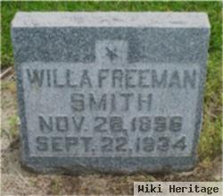 Willa Belle Freeman Smith