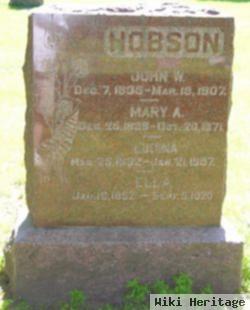 John W Hobson