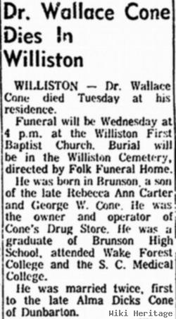 Dr Wallis Cone