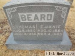 Elizabeth Janie Horton Beard