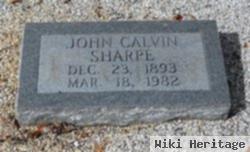 John Calvin "cal" Sharpe