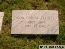 Anne Carson Strohecker Elliott