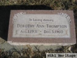 Dorothy Ann Greenfield Thompson