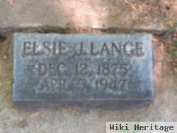 Eliza J "elsie" Lange