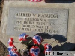 Pfc Alfred V. Ransom