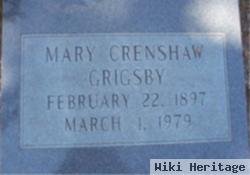 Mary Crenshaw Grigsby