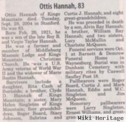 Ottis Hannah