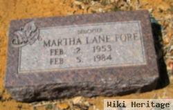 Martha Lane Fore