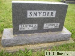 Zantha Ann Ginder Snyder