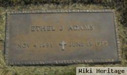 Ethel J Adams