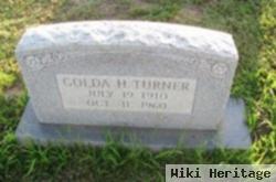 Golda H Turner