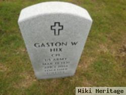 Cpt Gaston Wayne Hix