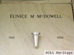 Eunice M Mcdowell