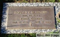 Donald E Mckenery