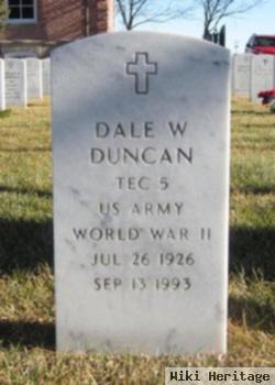 Dale W Duncan