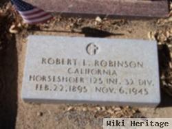 Robert L Robinson