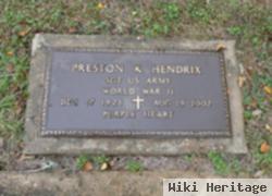 Preston K. "red" Hendrix