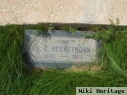 Edward Clarence "tine" Heckethorn