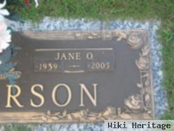Jane O. Patterson
