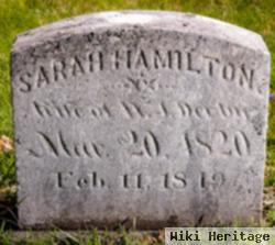 Sarah Hamilton Derby