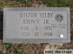 Milton Selby Brown, Jr