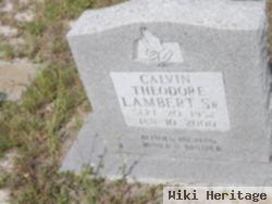 Calvin Theodore Lambert, Sr