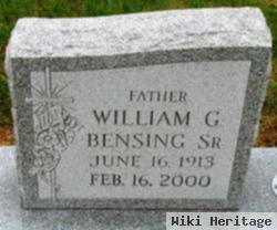 William G Bensing, Sr